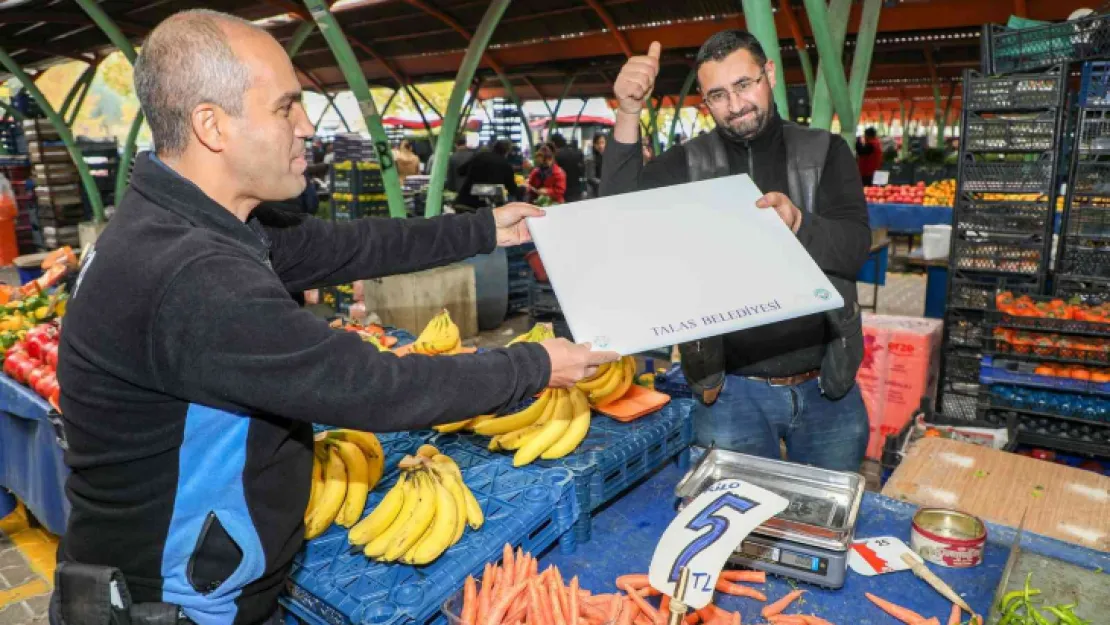 Talas Belediyesi'nin tartı hassasiyeti