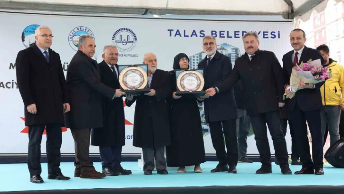 Talas Büyükperdah Cami'ye görkemli açılış