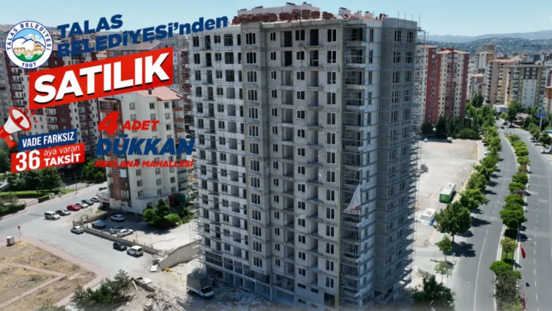 Talas'ta Büyük Yatırım Fırsatı İçin Sayılı Saatler