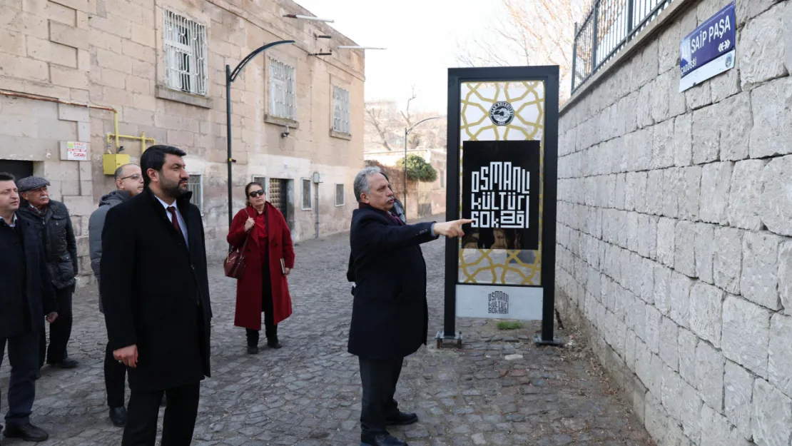 Talas'ta Türkçe Sokağı Çalışmaları Hızlandı