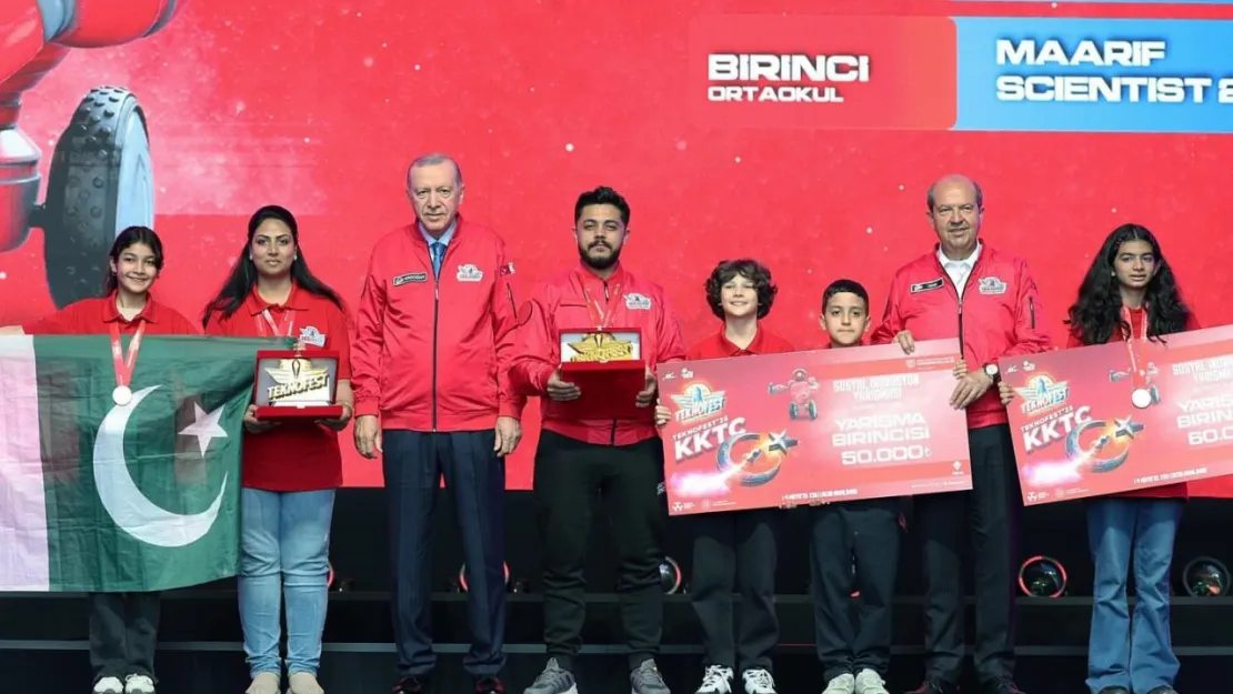 Talas Teknoest öğrencilerinden KKTC'de büyük başarı