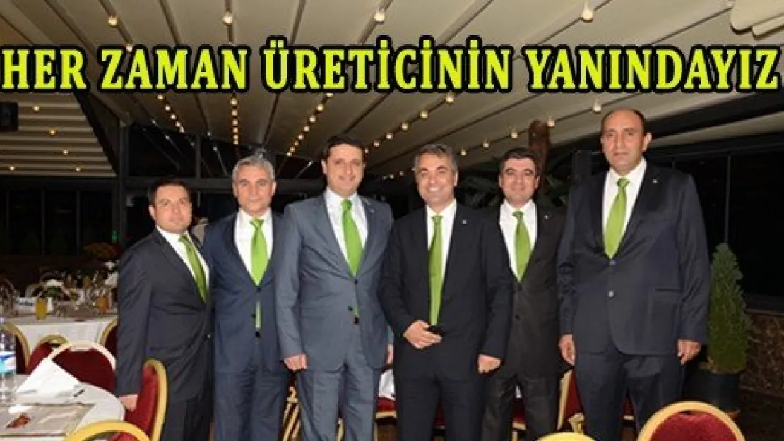  TARIM SEKTÖRÜNÜN ÖNDE GELEN İSİMLERİ İFTARDA BULUŞTU 