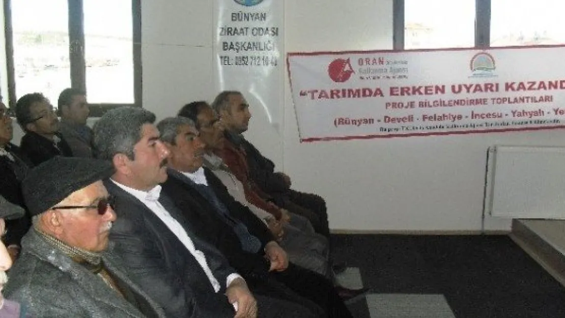 Tarımda Erken Uyarı Kazandırıyor Projesi 