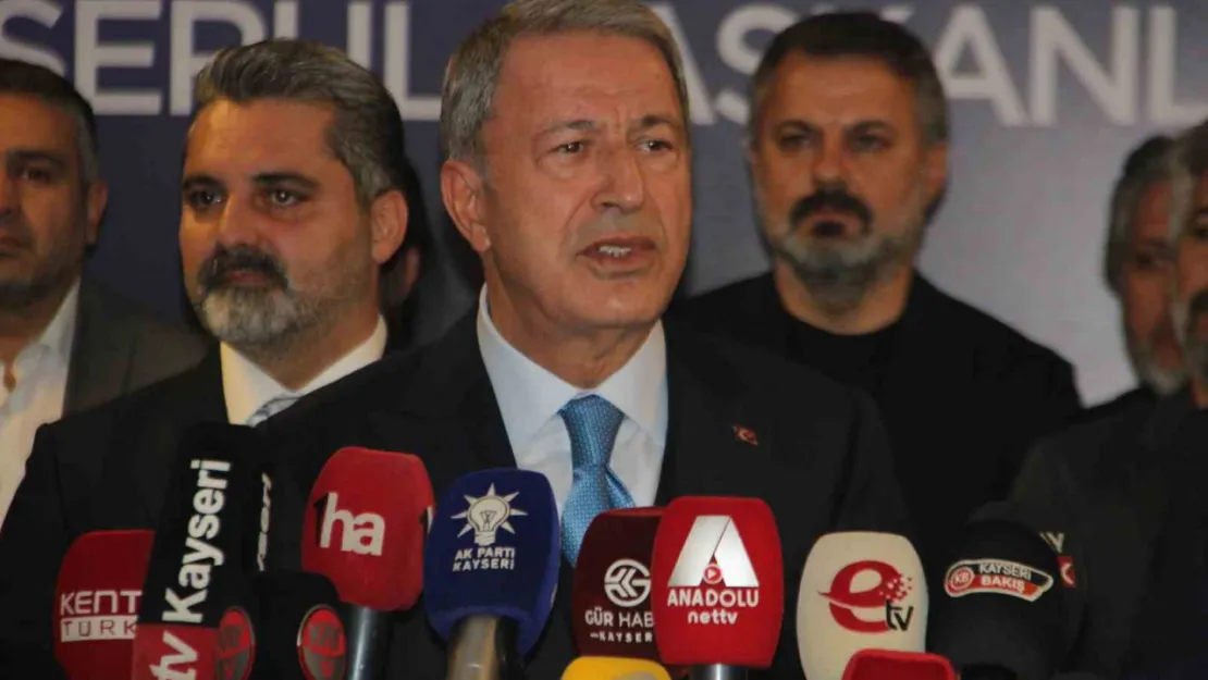 Hulusi Akar'dan Dursun Ataş'a övgü: 'Kendisi Kayseri için bir değerdir'