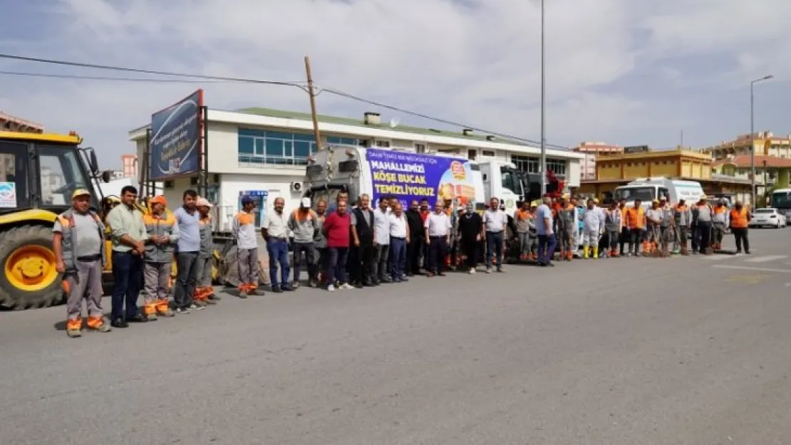 TOKİ'de toplu temizlik çalışması yapıldı