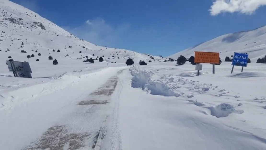 Tomarza - Tufanbeyli yolu ulaşıma açıldı