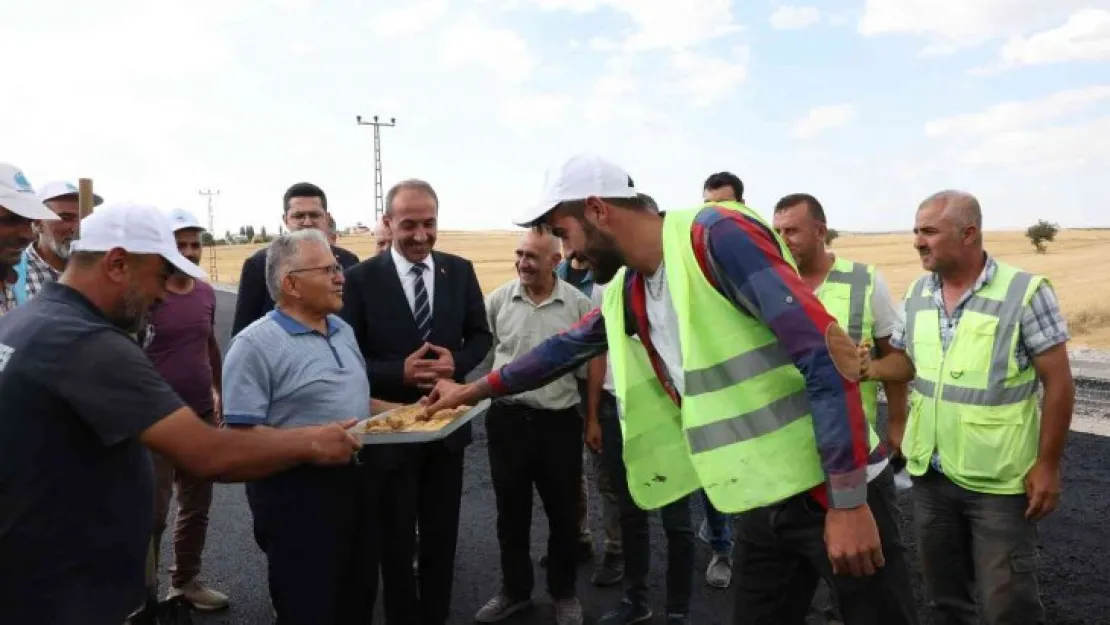 Tomarza'ya 10 bin Tonluk Asfalt Yatırımı