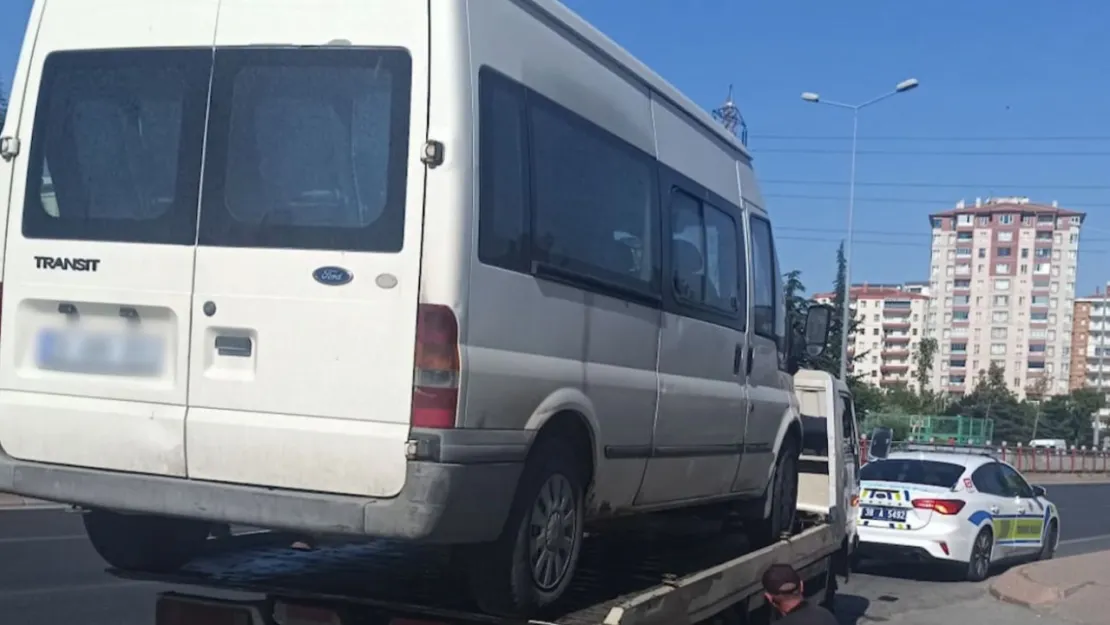 Trafik denetimlerinde 361 sürücüye ceza
