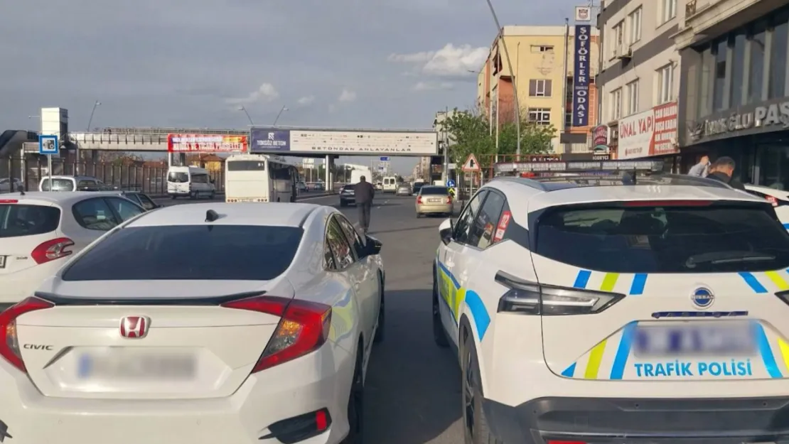 Trafik kurallarını ihlal eden sürücülere cezai işlem uygulandı