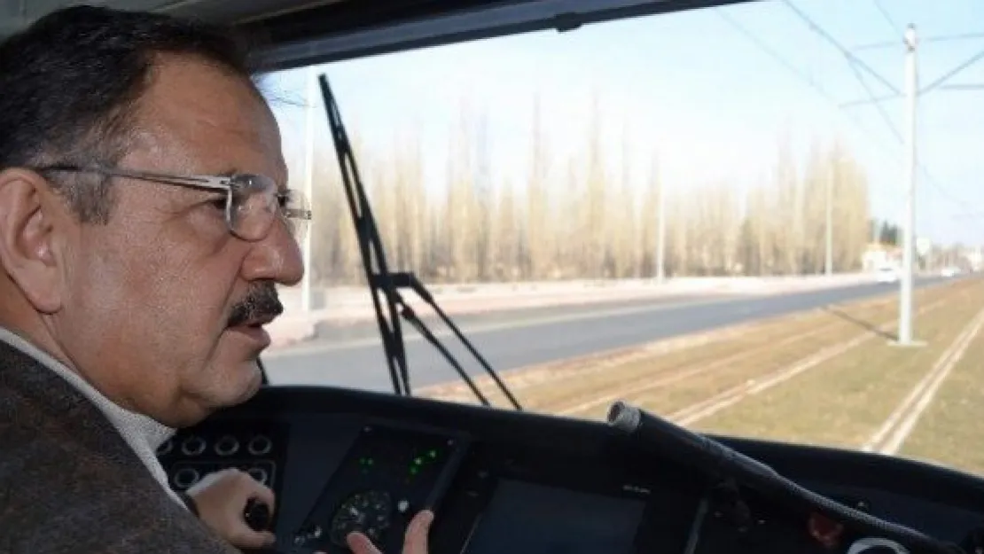 Tramvayın Yeni Güzergahında Test Sürüşü Yapıldı 