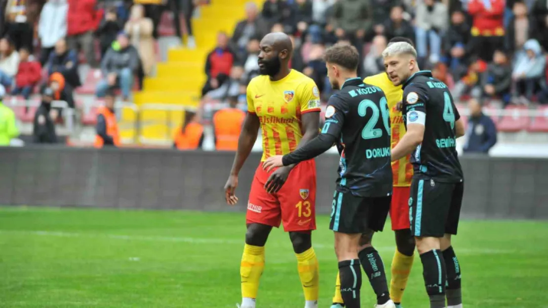 Bir puana razı olduk: Kayserispor: 1 - Adana Demirspor: 1