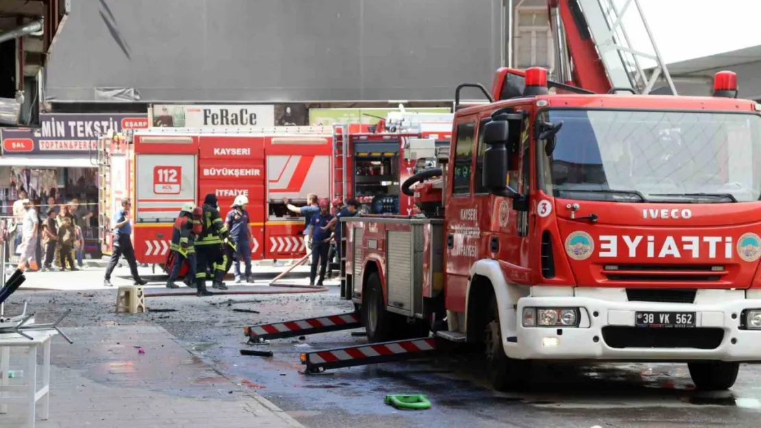 Tüp patladı, ortalık savaş alanına döndü