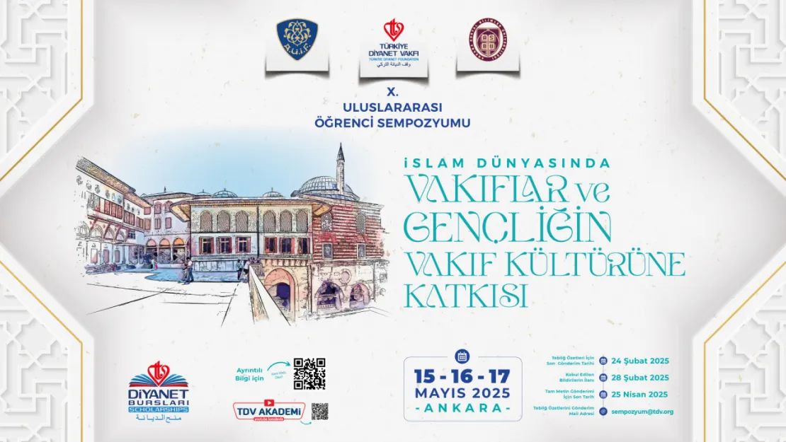 Türkiye Diyanet Vakfı 10. Uluslararası Öğrenci Sempozyumu'na başvurular başladı