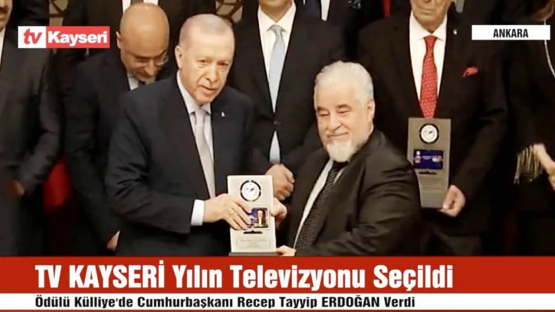 TvKayseri'ye 'Yılın Televizyonu' Ödülü