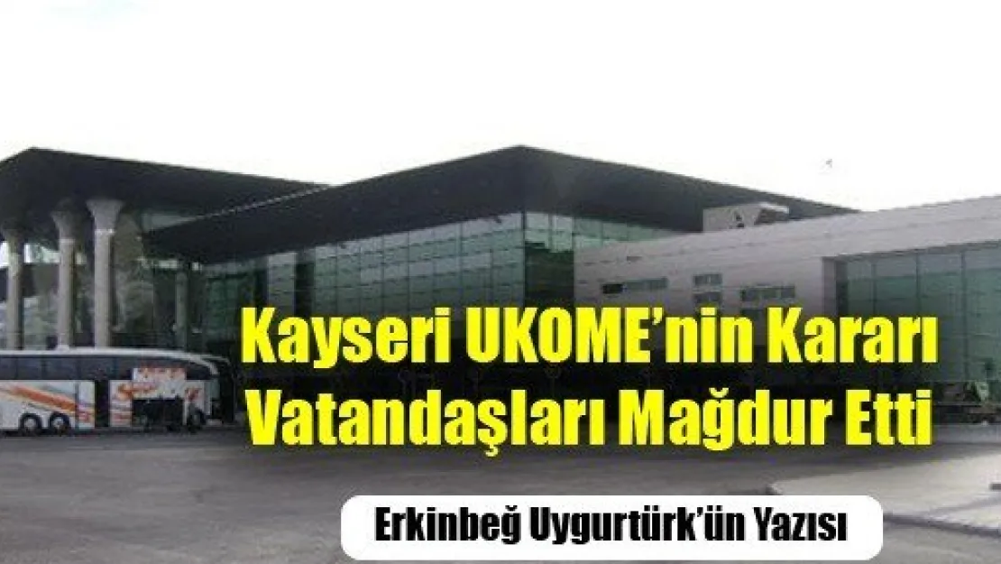 UKOME'nin Kararı Vatandaşları Mağdur Etti