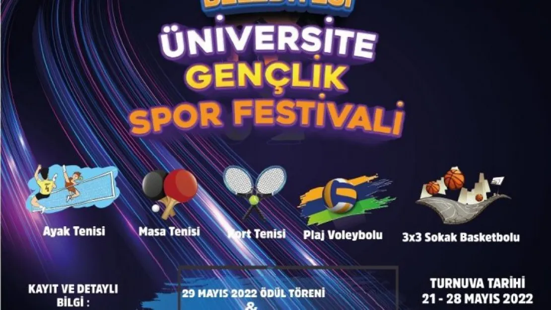 Üniversite Gençlik Spor Festivali başlıyor