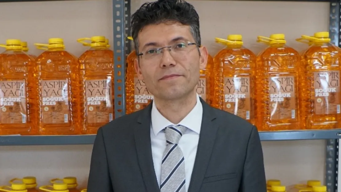 Vali Yardımcısı Kaçmaz, 'Kooperatifimiz yıllık 120 ton yağ elde etme kapasitesine sahip'