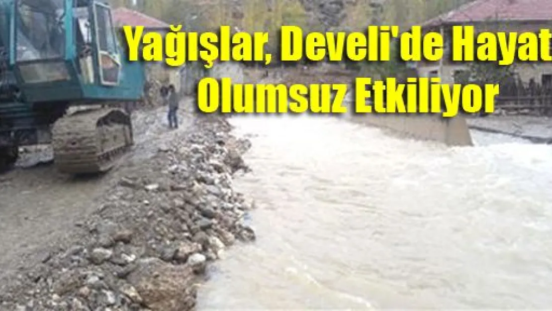 Yağışlar Sele dönüştü