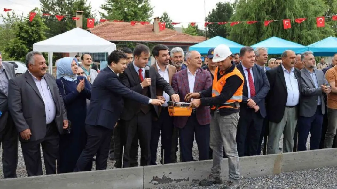 Yahyalı'da Yerköy Cami Temeli Atıldı