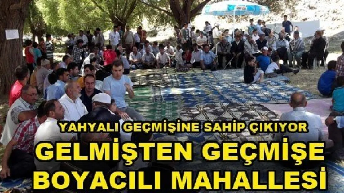 Yahyalı'da Mahalle Kültürü Yaşatılıyor