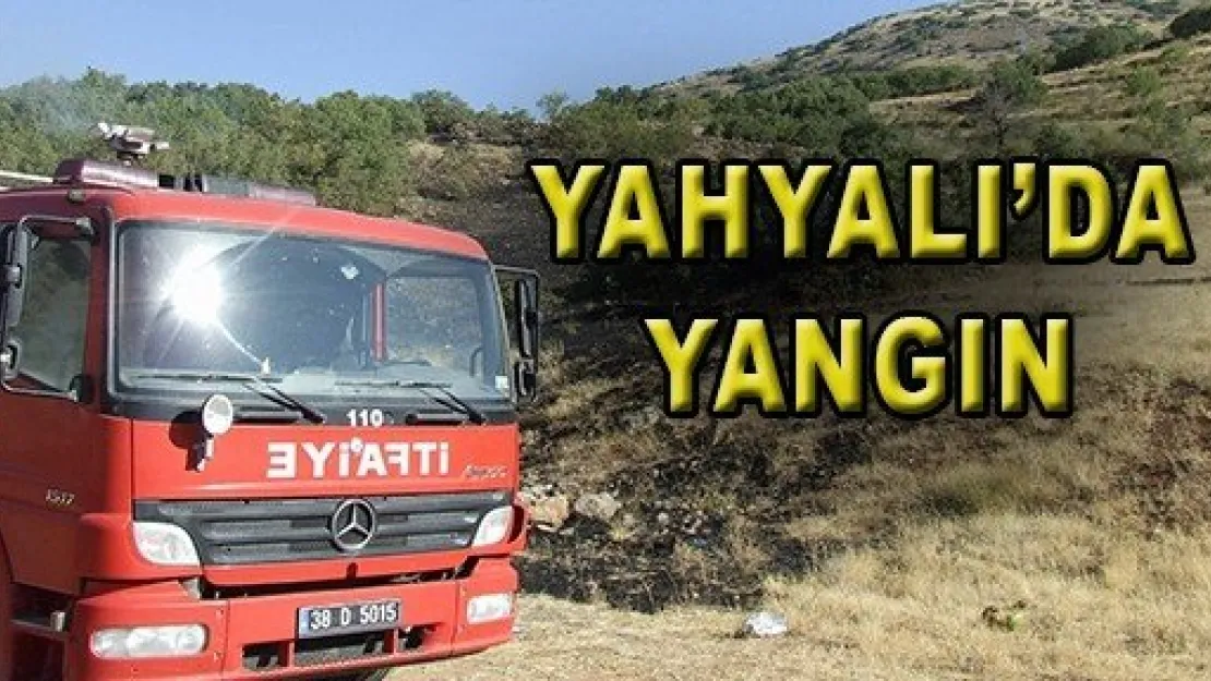 Yahyalı'da Yangın