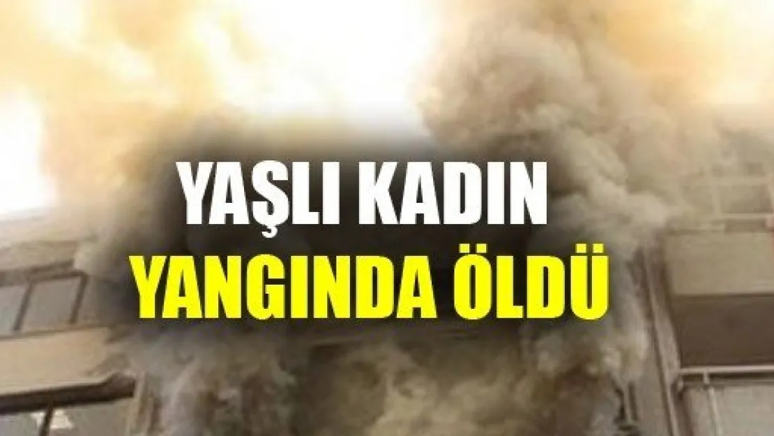 Yaşlı Kadın Yangında Öldü