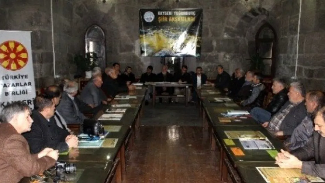  YAZARLAR BİRLİĞİ KAYSERİ ŞUBESİ TANIŞMA VE İSRİŞARE TPOLANTISI DÜZENLEDİ.