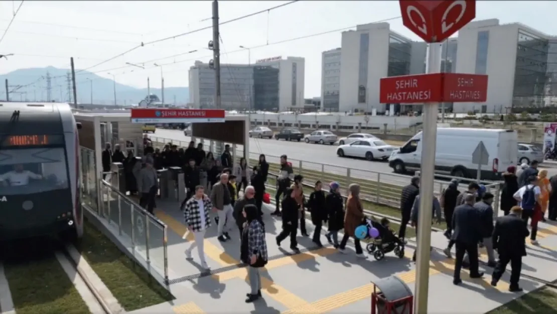 Yeni tramvay hattı ile yolcu kapasitesi 259 bin 600'e çıktı