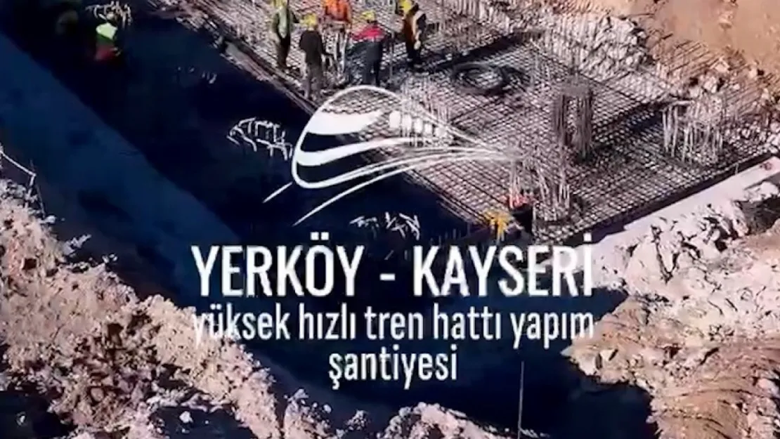 Yerköy-Kayseri Yüksek Hızlı Tren Şantiyesinde Heyecan Verici Çalışmalar