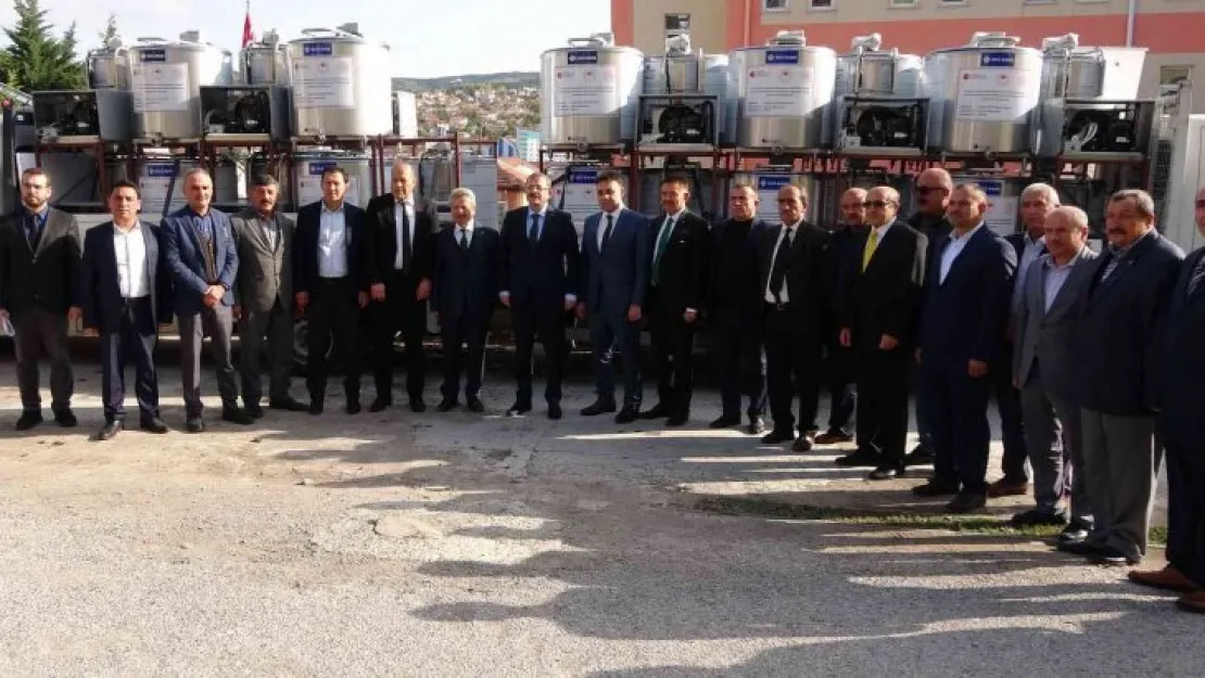 Yozgat'ta 116 adet süt soğutma ve depolama tankı dağıtıldı