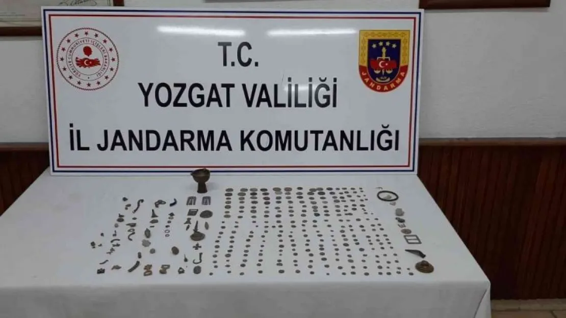 Yozgat'ta 325 parça tarihi eser ele geçirildi