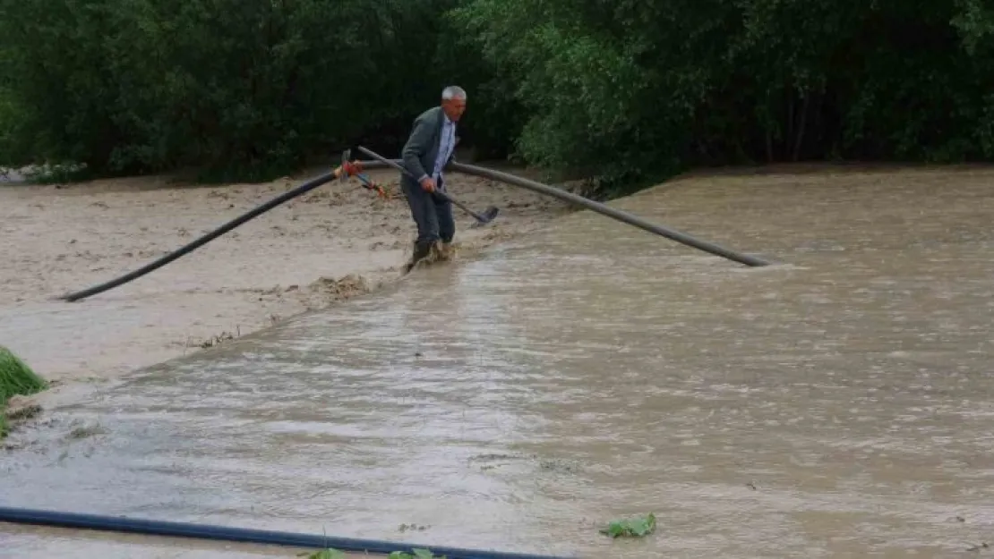 Yozgat'ta sel tarım arazilerine zarar verdi