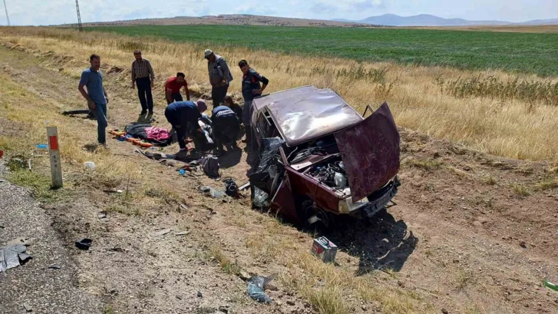 Yozgat'ta trafik kazası: 3 ölü, 3 yaralı