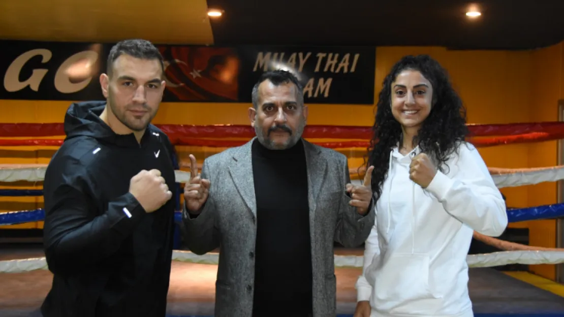 Yusuf ve Mensure Kick Boks Avrupa Şampiyonası öncesi hazırlıklarını tamamladı