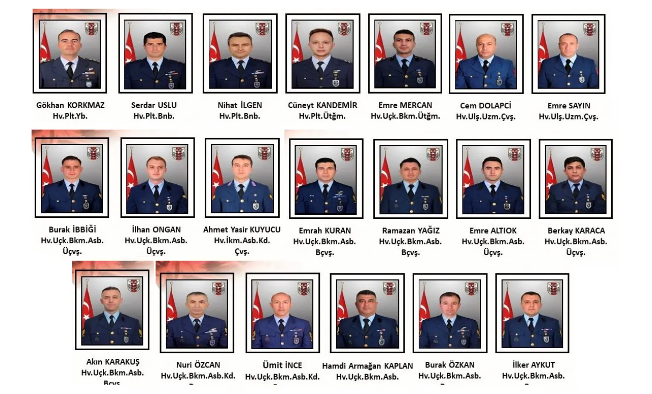 Başın sağolsun Türkiye: 20 Şehidimizin Adı Belli Oldu