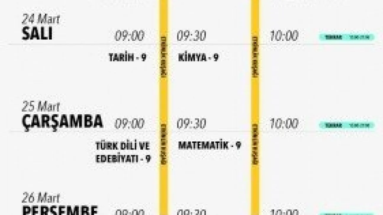 Uzaktan Eğitim Ders Programı Belli Oldu