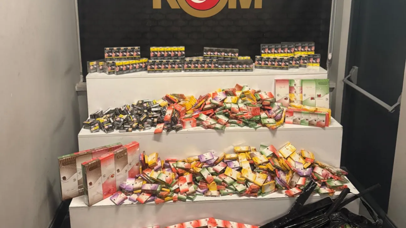 2 bin 250 paket kaçak sigara ele geçirildi