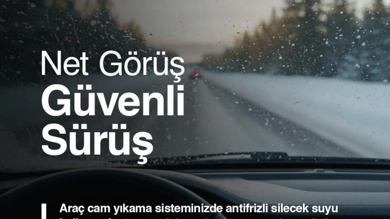 Jandarma uyardı: 'Net görüş güvenli sürüş'
