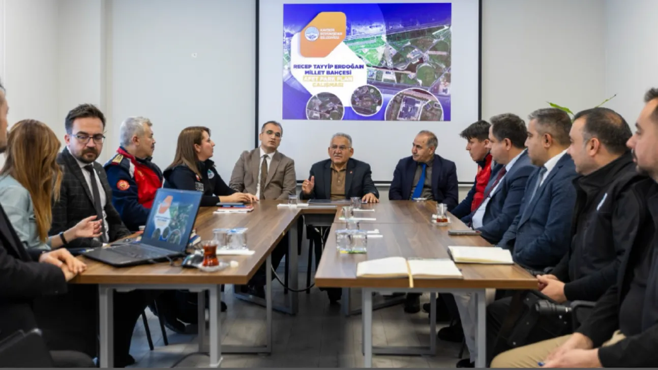 Kayseri'de Olası Afetler İçin Park Alanları Toplantısı