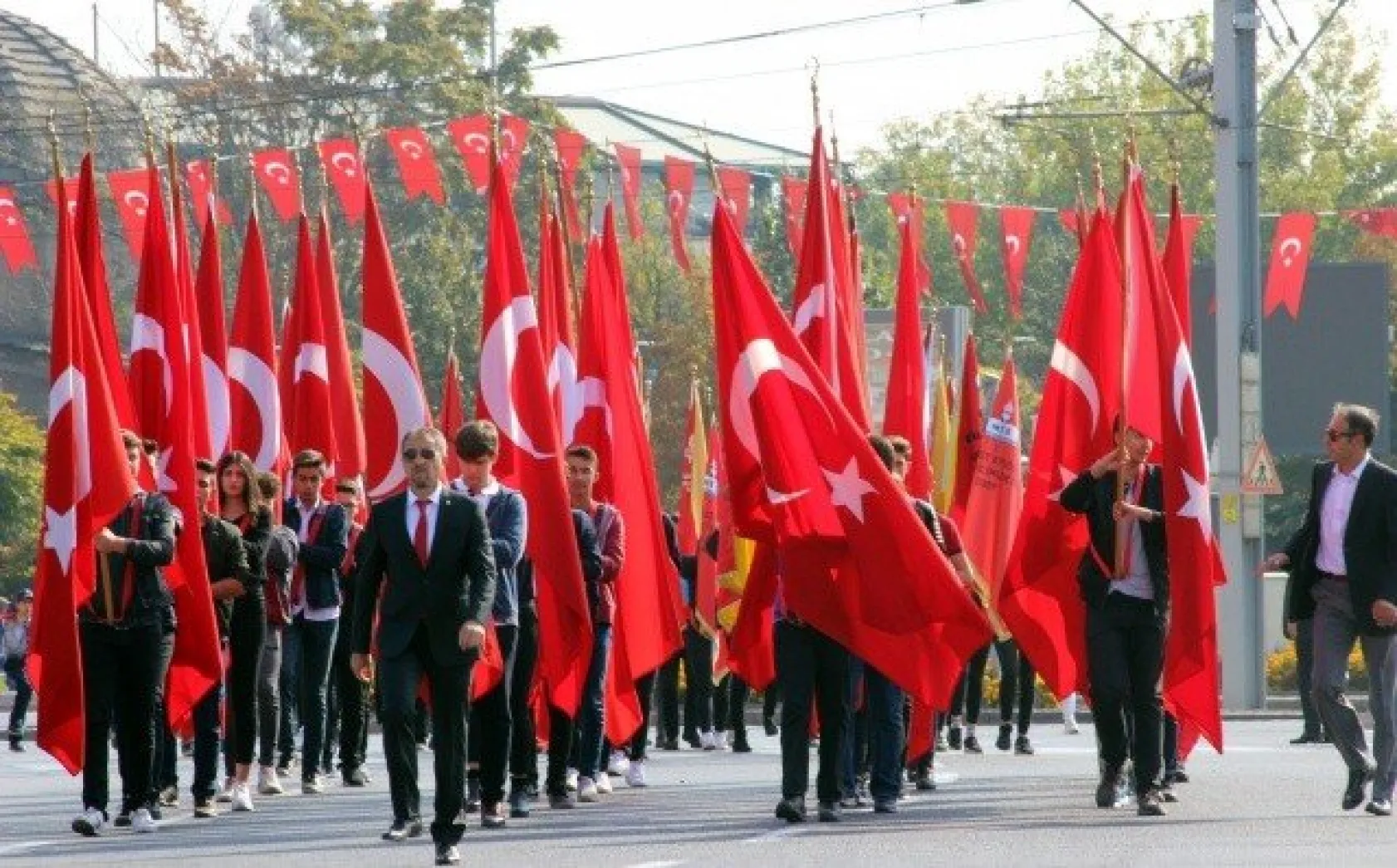 Cumhuriyet Bayramı'nın 96. yıl provası