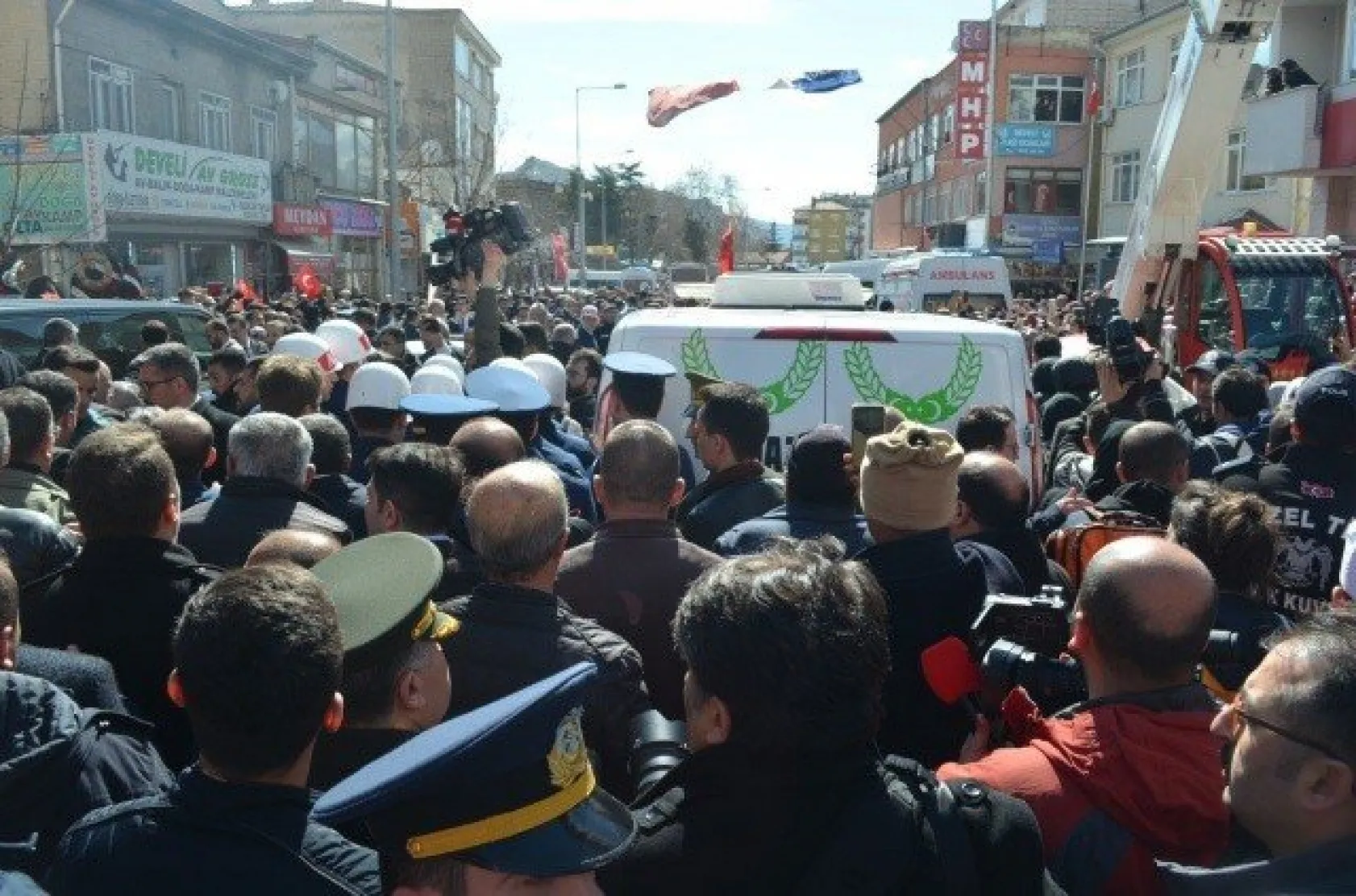 ŞEHİDİMİZ UĞURLANDI