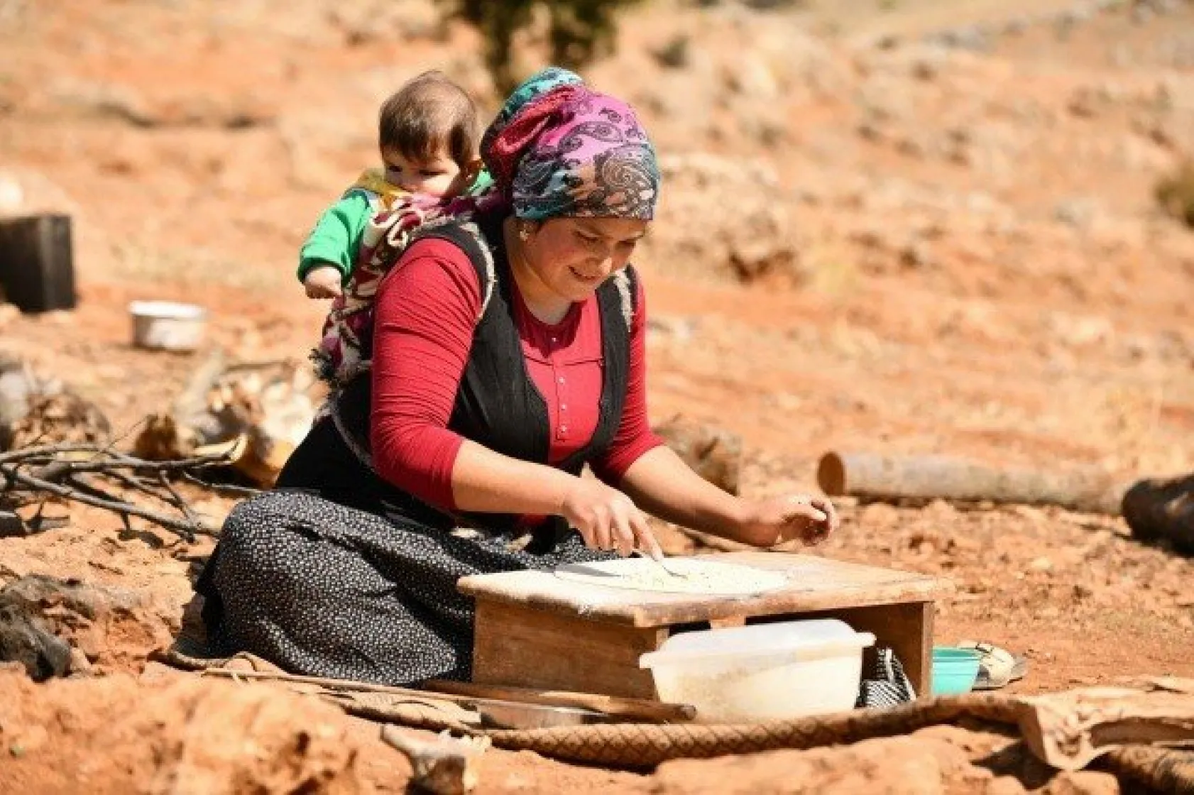 Tüm zorluklara rağmen sanattan vazgeçmediler