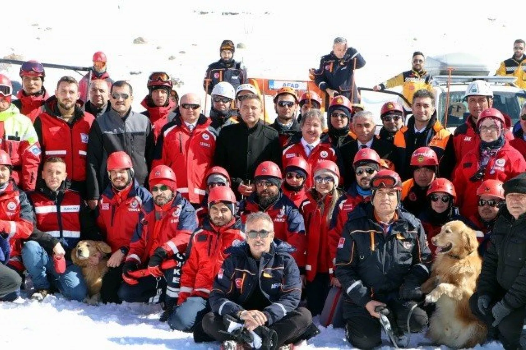 Erciyes'te nefes kesen tatbikat