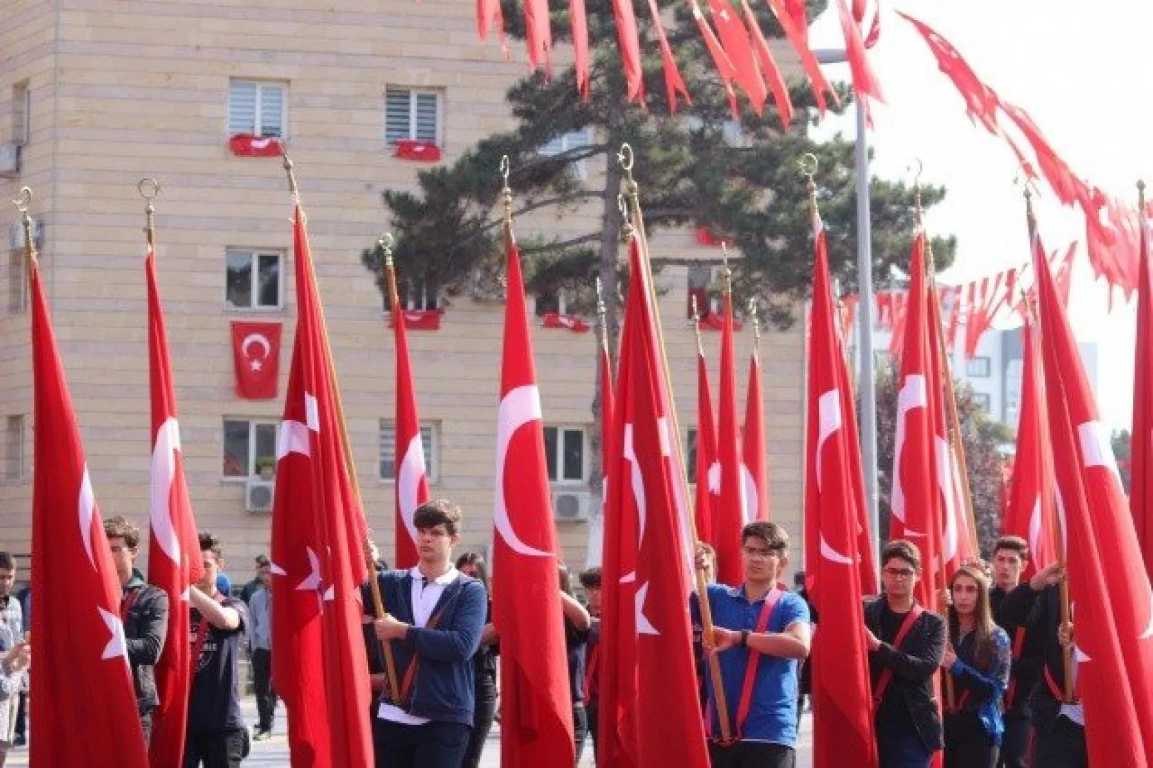 Cumhuriyet Bayramı'nın 96. yıl provası