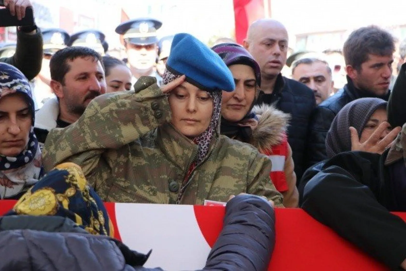 ŞEHİDİMİZ UĞURLANDI