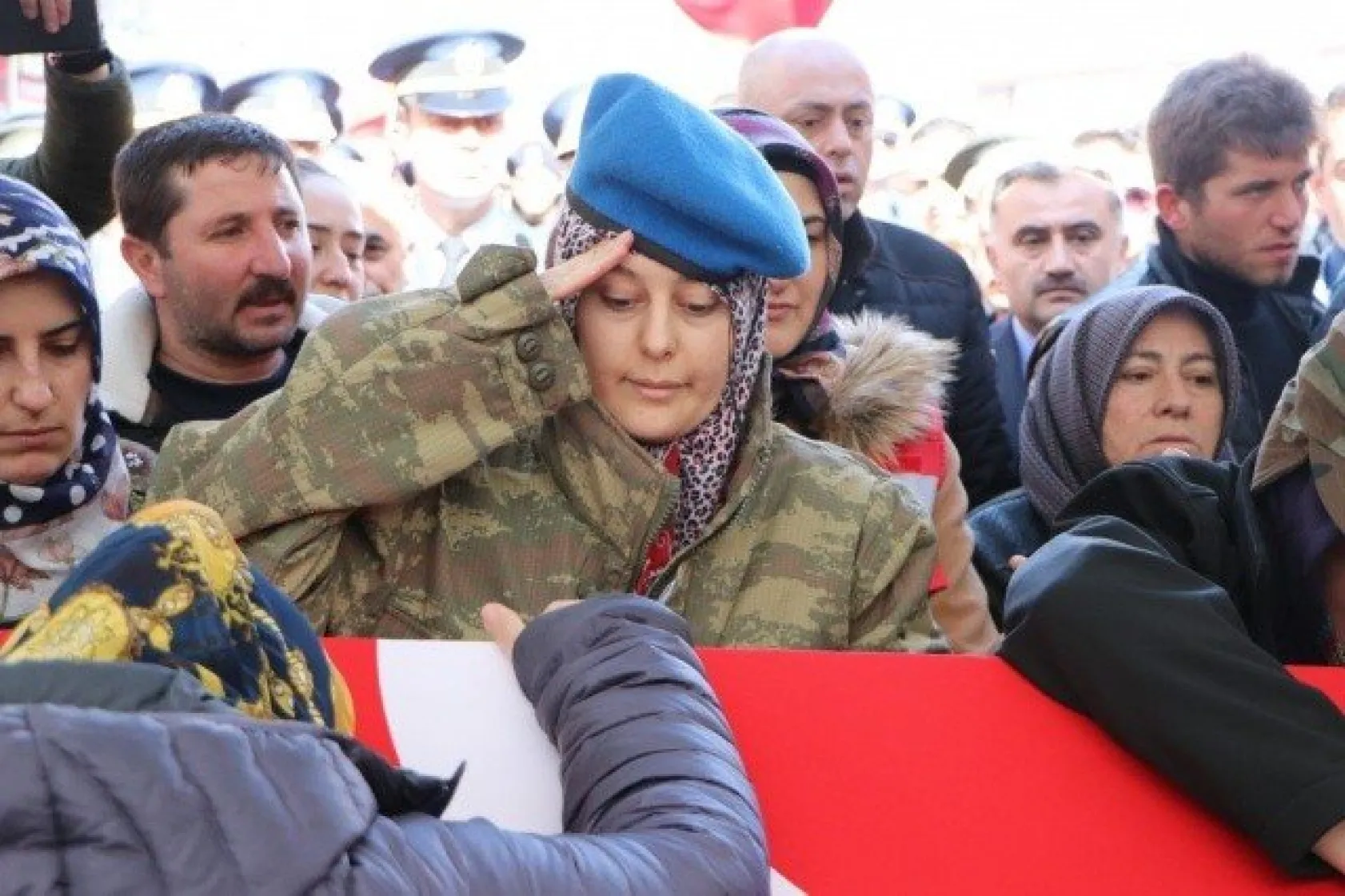 ŞEHİDİMİZ UĞURLANDI