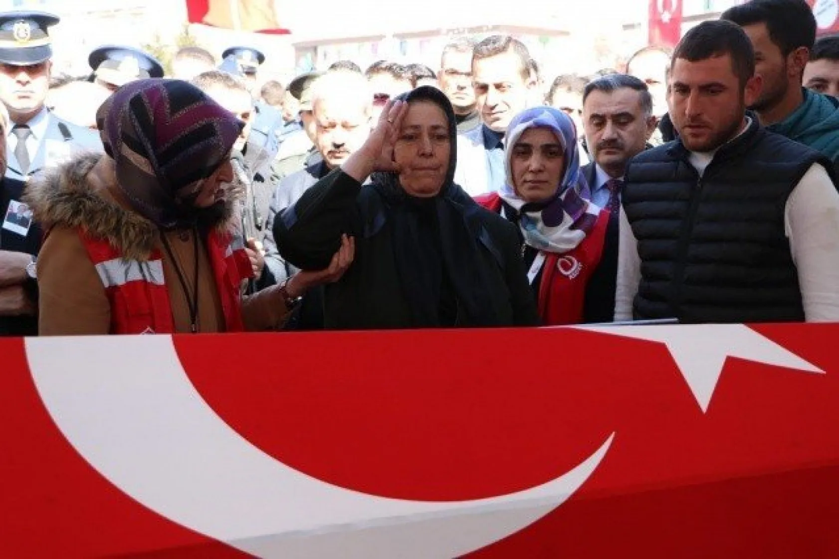 ŞEHİDİMİZ UĞURLANDI