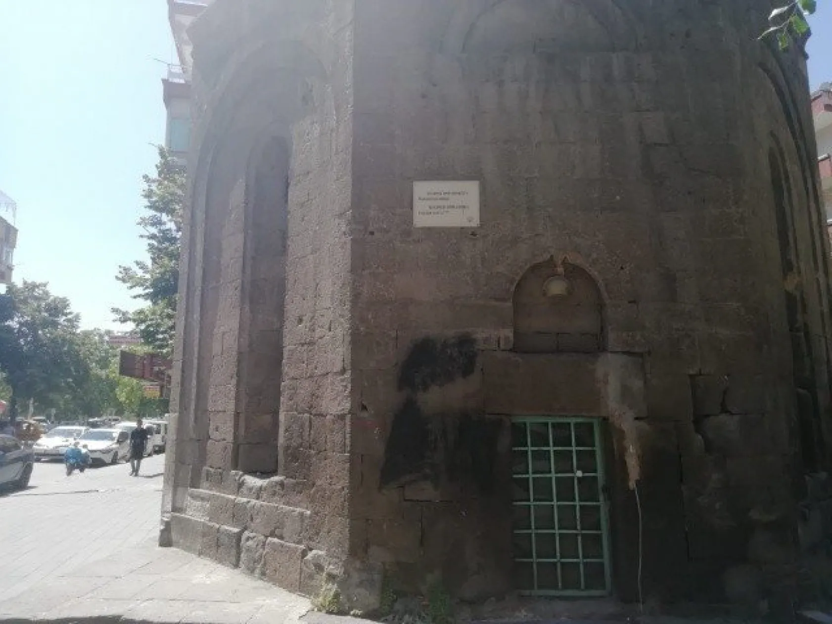 Kayseri'de tarihe büyük saygısızlık