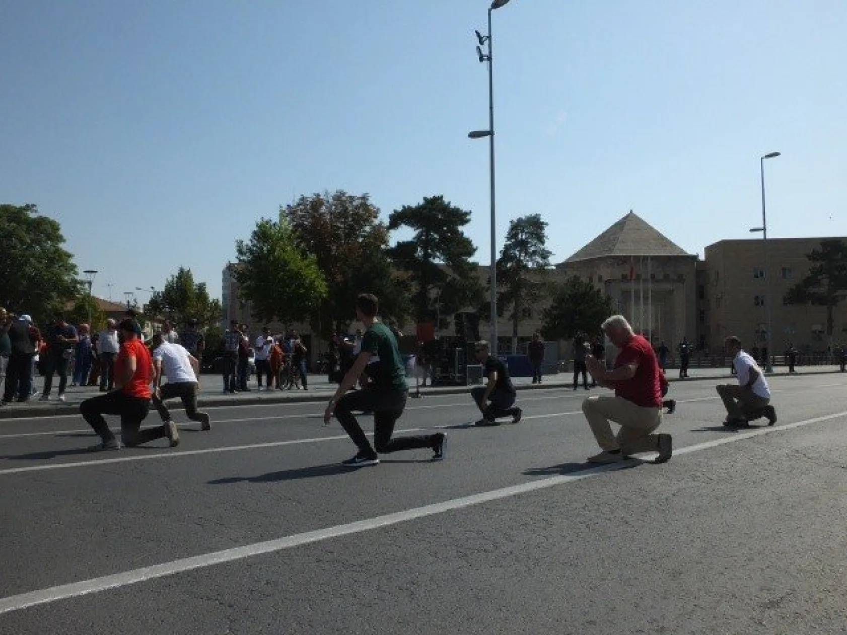 Zafer Bayramı'nın provası yapıldı