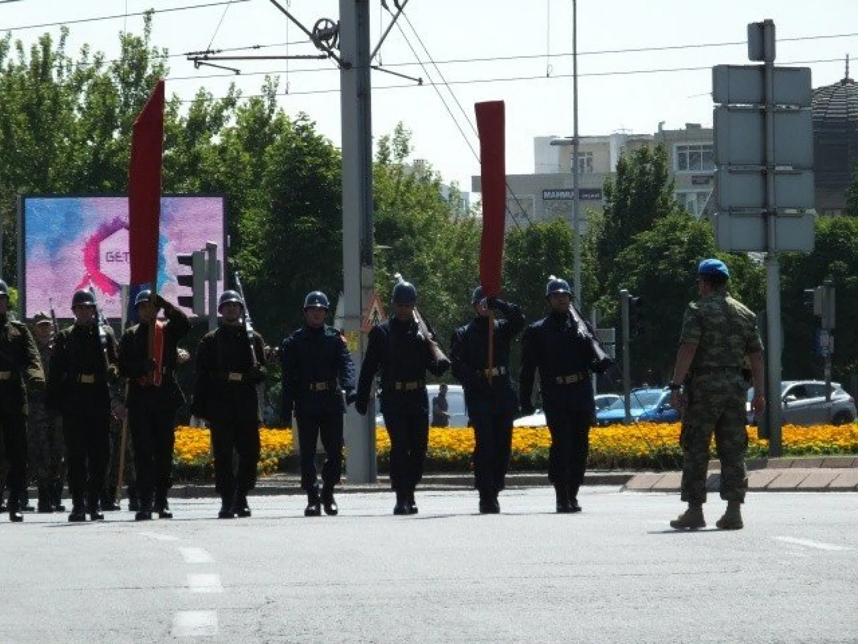 Zafer Bayramı'nın provası yapıldı